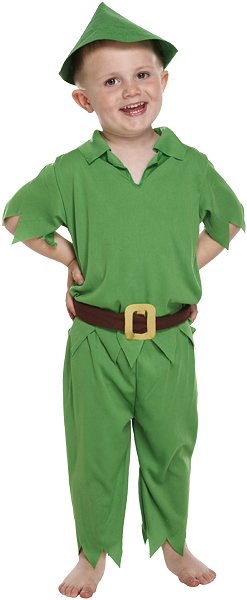 Peter Pan Fancy Dress Costume (Toddler / 3 Years)