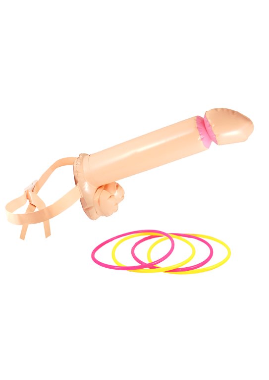 Inflatable Willy and Hoop Game Set (5pcs)