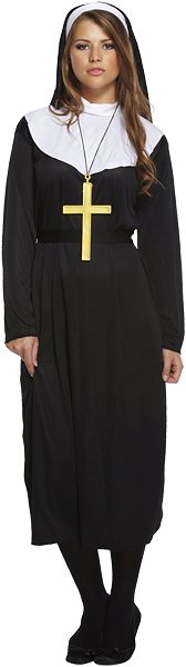 Nun (One Size) Fancy Dress Costume