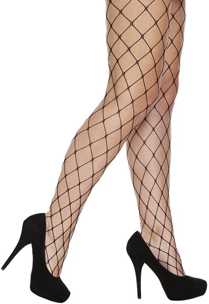 Black Whalenet Tights (Adult)