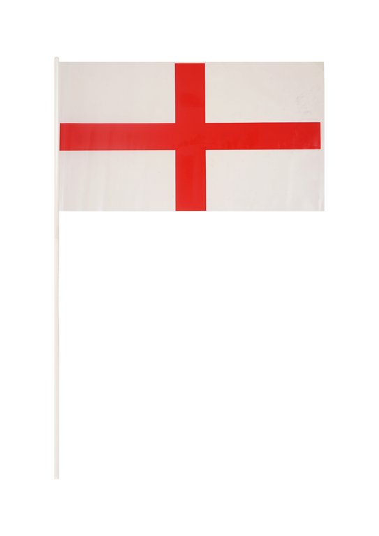 St George Hand Flag with Stick (29cm x 17cm)