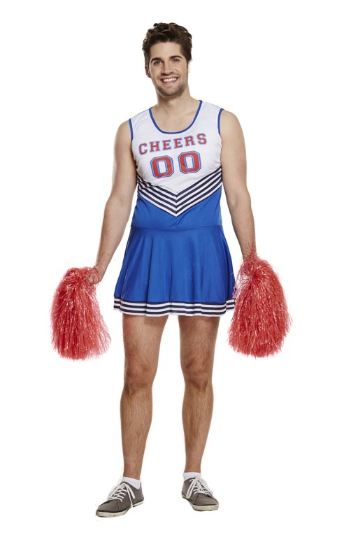 Cheerleader (One Size) Adult Fancy Dress Costume