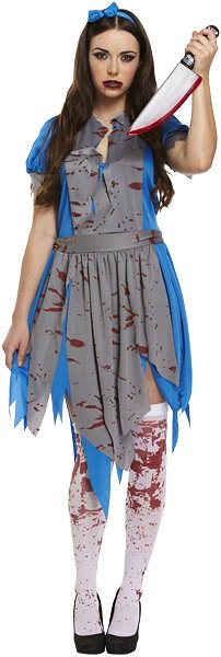 Horror Alice (One Size) Adult's Fancy Dress Costume