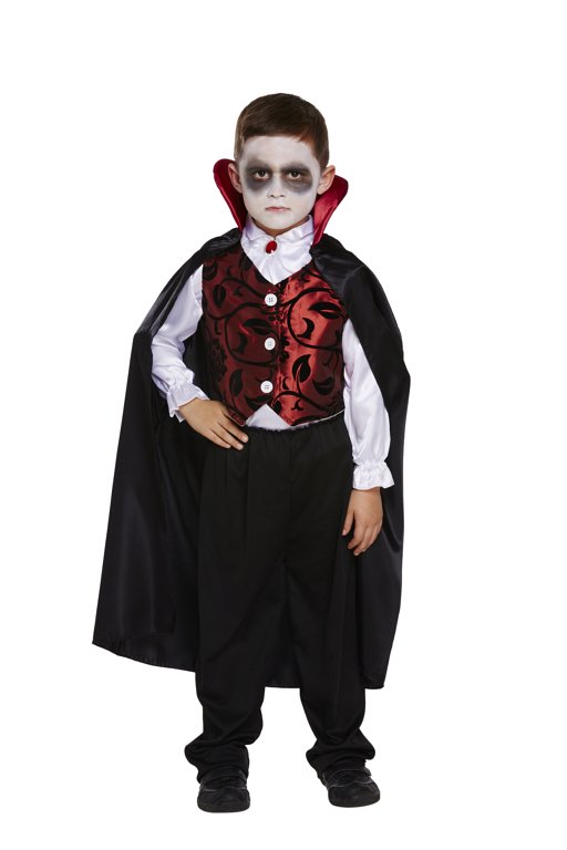 Children's Deluxe Vampire Costume (Large / 10-12 Years)