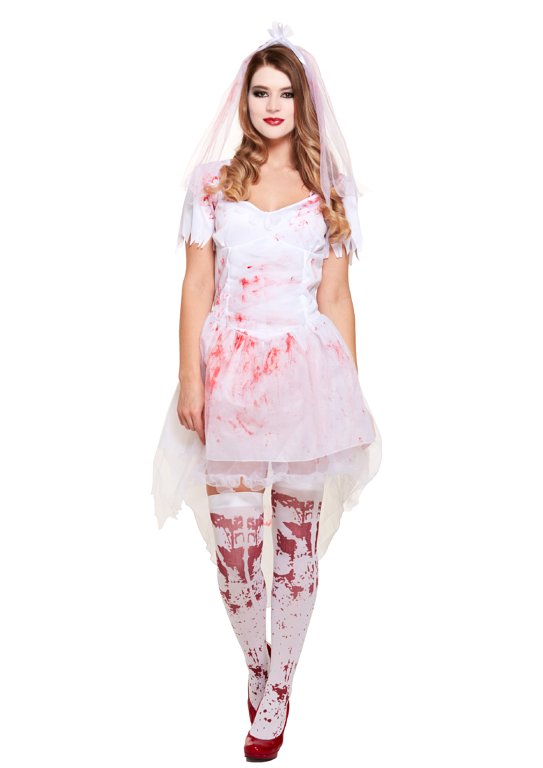 Bloody Bride (One Size) Adult Fancy Dress Costume
