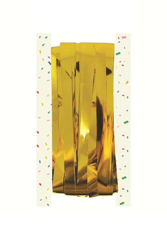 Gold Foil Door Curtain (92x244cm)