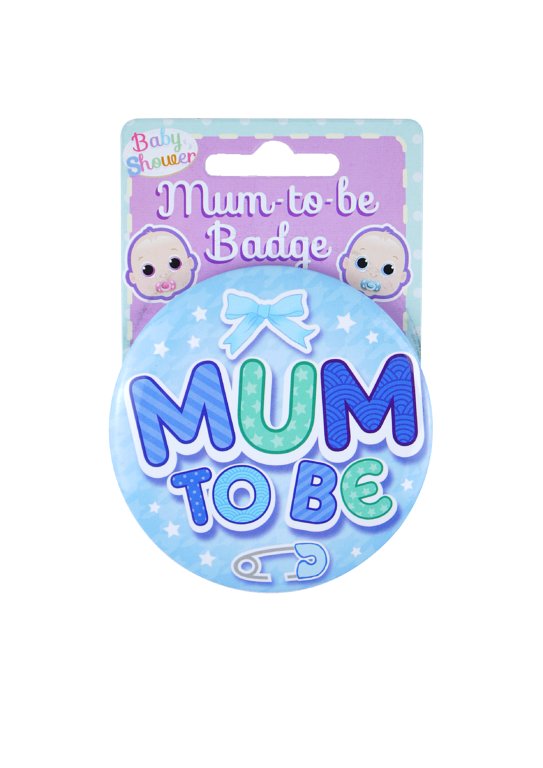 Blue Mum to Be Badge (7.5cm)