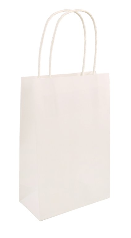 White Paper Party Bag with Handles