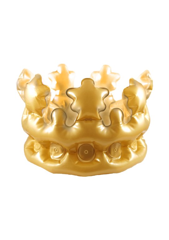 Adult's Inflatable Gold Crown (33.5cm)