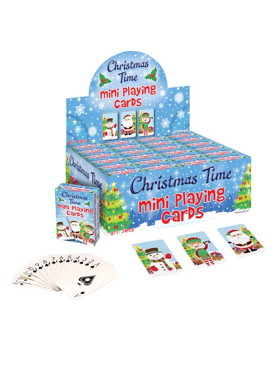 Mini Christmas Playing Cards (6x4cm) 3 Assorted Designs