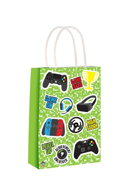 Gamer Paper Party Bag with Handles