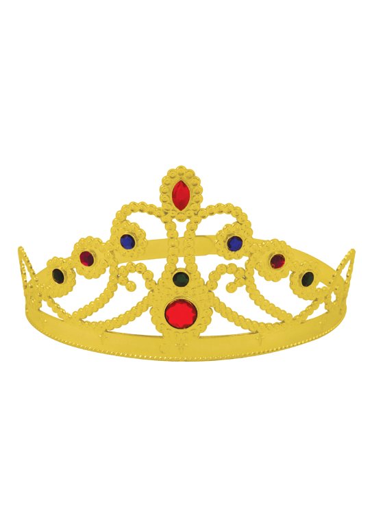 Gold Queen's Crown (59cm) Adjustable Size