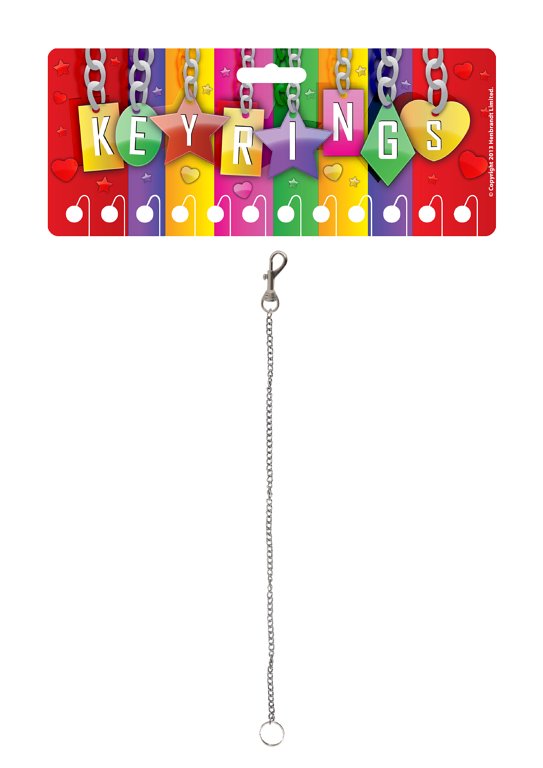 Metal Keychains with Swivel Snap Clip Bonanza Hooks (40cm)