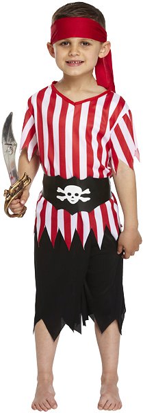 Children's Pirate Costume (Small / 4-6 Years)
