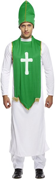 St. Patrick Male (One Size) Adult Fancy Dress