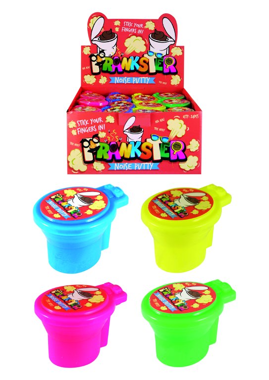 Noisy Putty Toilet Tubs (4 Assorted Colours)