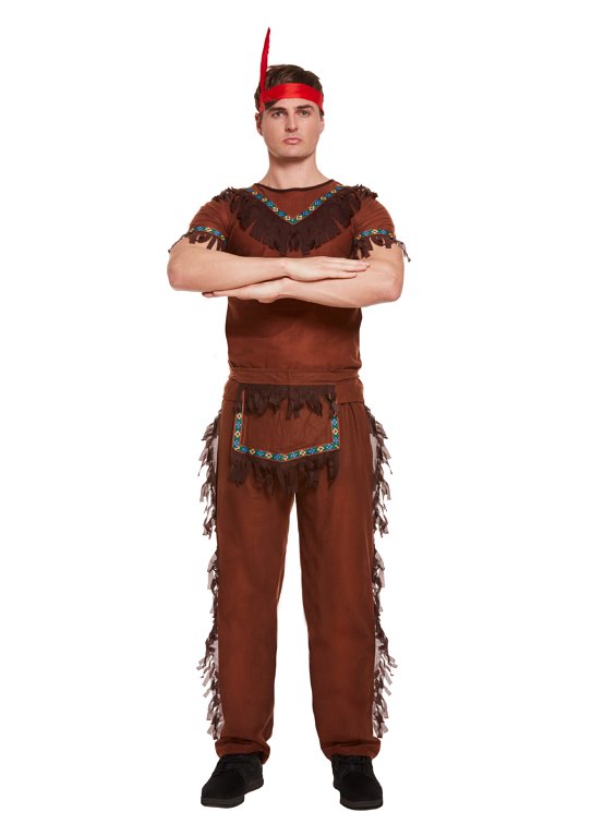 American Indian Man (One Size) Adult Fancy Dress Costume