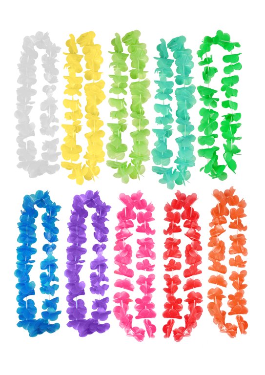 Hula Lei (90cm) 10 Assorted Colours