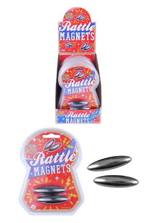 Rattle Magnets (2 pieces) 6cm x 2cm
