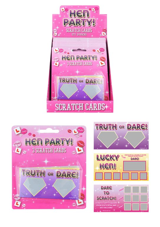 Hen Party Scratch Cards Assorted Designs