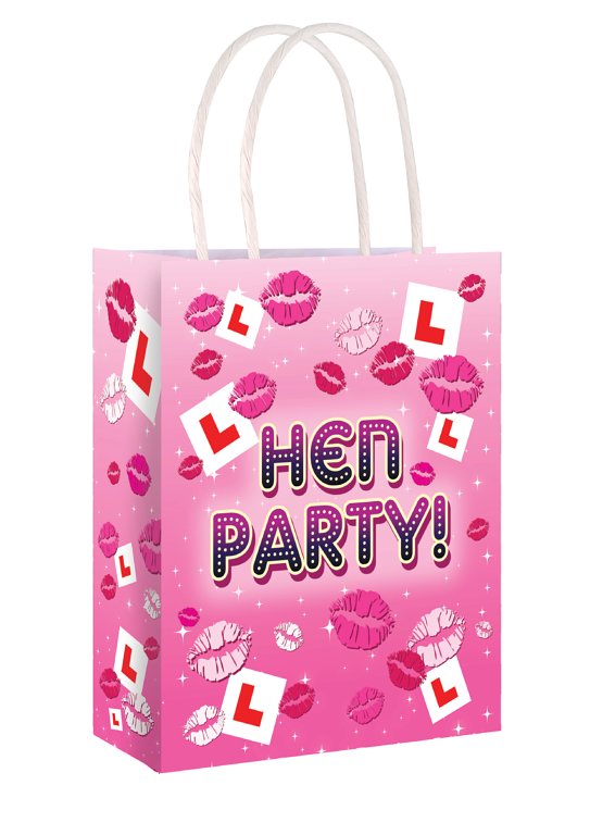 Hen Party Paper Bag with Handles (Learner Design) 22cm x 18cm x 8cm