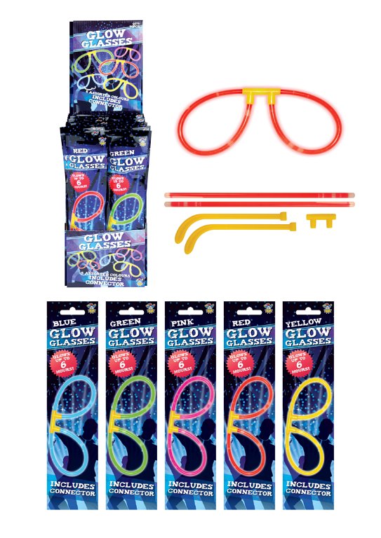 Glow Glasses (5 Assorted Colours)
