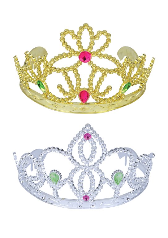 Princess Tiara / Crown (Gold and Silver Assorted)