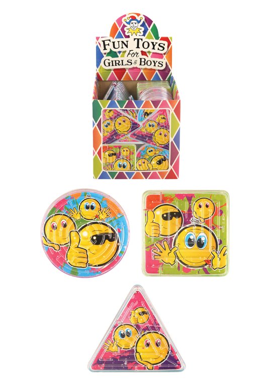 Smile Face Puzzle Mazes (Assorted Designs)