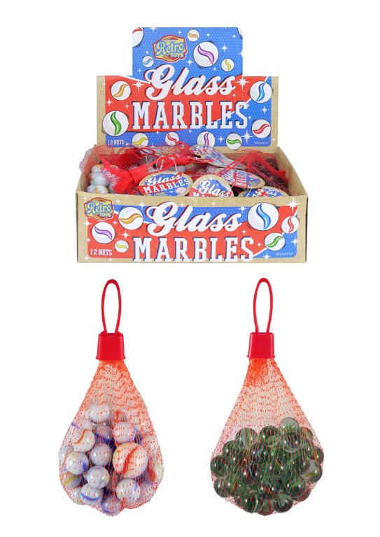 Glass Marble Nets (49pcs) 2 Assorted Designs