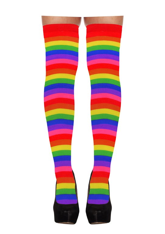 Pride Rainbow Hold-up Stockings