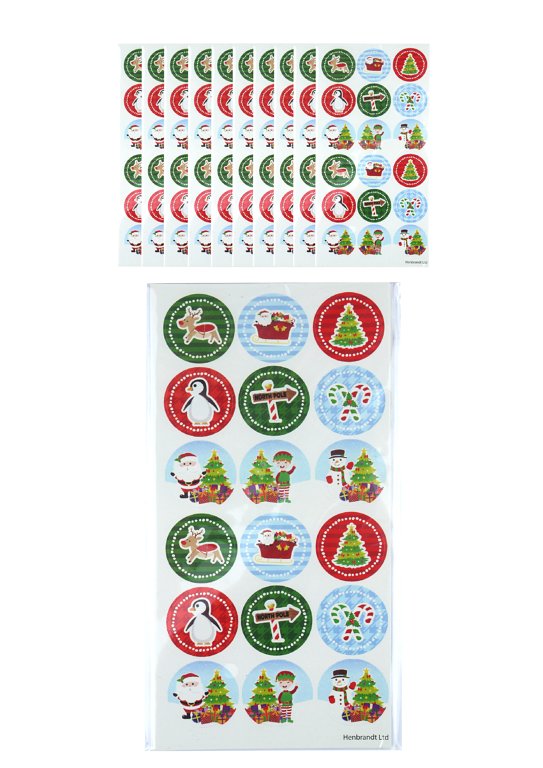 Large Christmas Stickers (2.5cm)