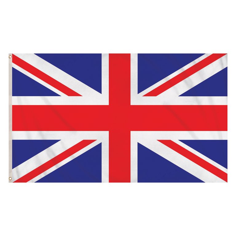 Union Jack Flag (5ft x 3ft) Polyester, double stitched seam, metal eyelets