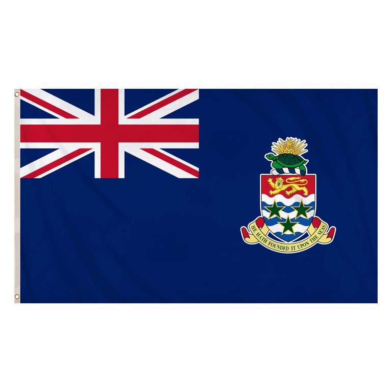 Cayman Island Flag (5ft x 3ft) Polyester, double stitched seam, metal eyelets