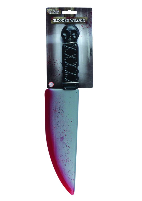 Bloodied Large Knife Halloween Costume Accessory (38cm)