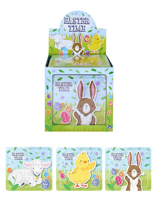Mini Easter Jigsaw Puzzles, Assorted Designs (13x12cm)