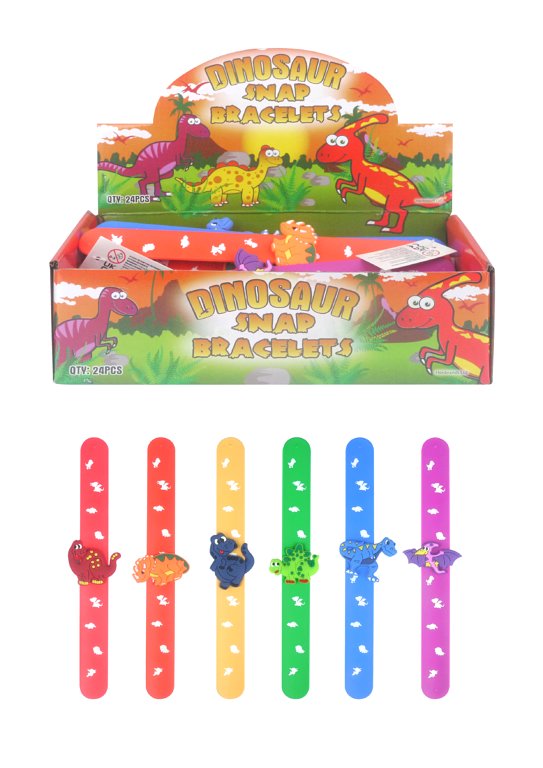 Dinosaur Snap Bracelets (Assorted Designs)