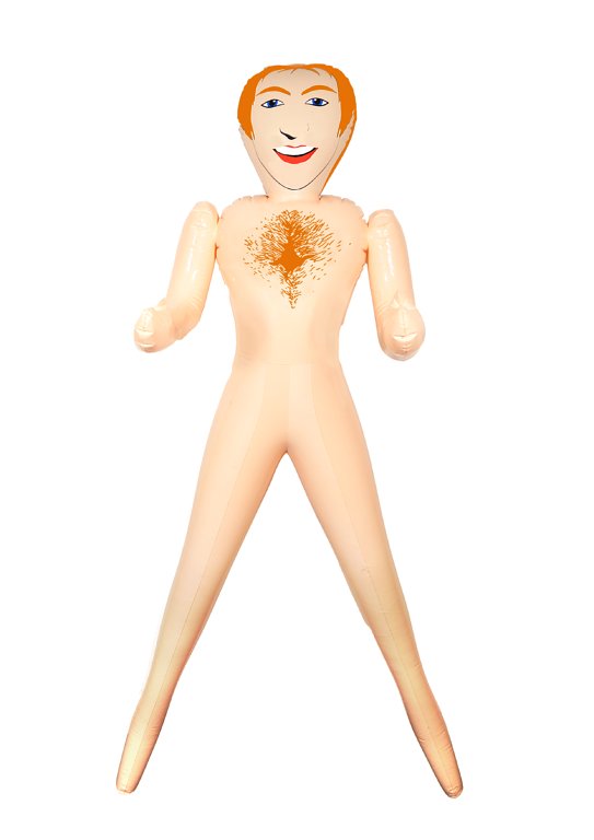 Inflatable Male Doll with Ginger Hair (150cm) Hen Party Accessory