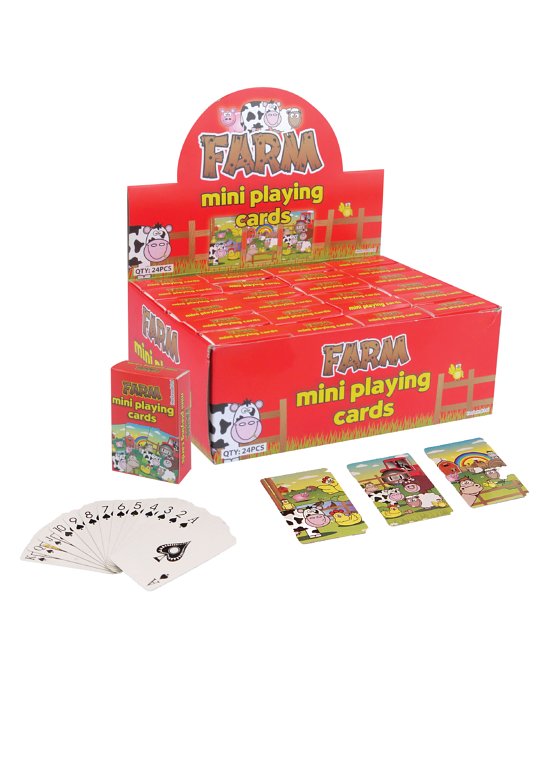 Mini Farm Playing Cards (6x4cm) 3 Assorted Designs