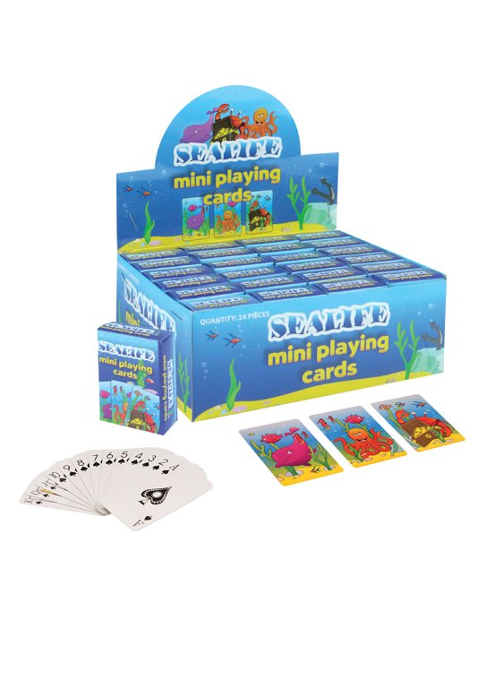 Mini Sealife Playing Cards (6x4cm) 3 Assorted Designs