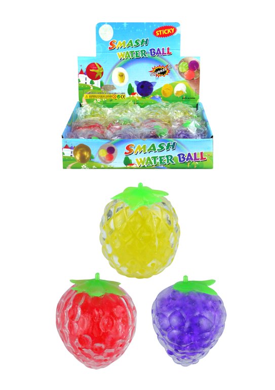 Fruit Squeeze Toy 3 Assorted Colours