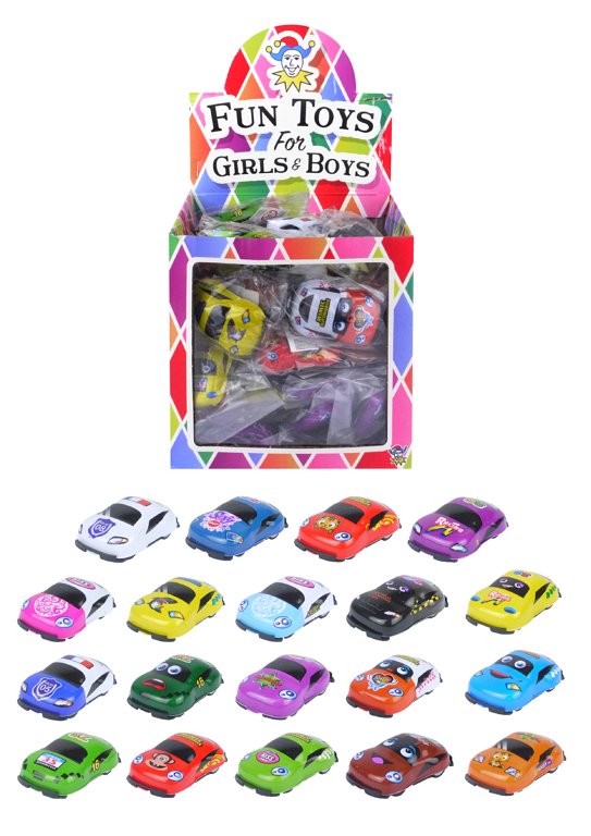 Pull Back Cars (5.3cm) Assorted Designs and Colours