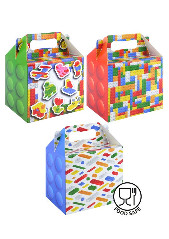 Brickz Lunch Boxes (3 Assorted Designs)