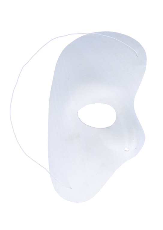 White Half Face Mask