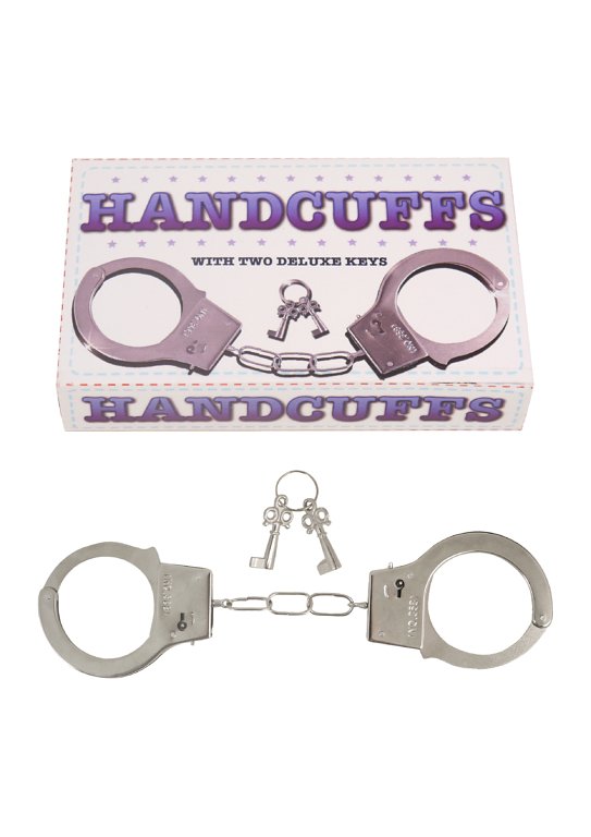 Metal Handcuffs with Keys - Novelty Present / Hen and Stag Party Accessories
