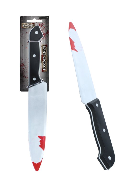 Bloodied Knife Halloween Costume Accessory (31cm)