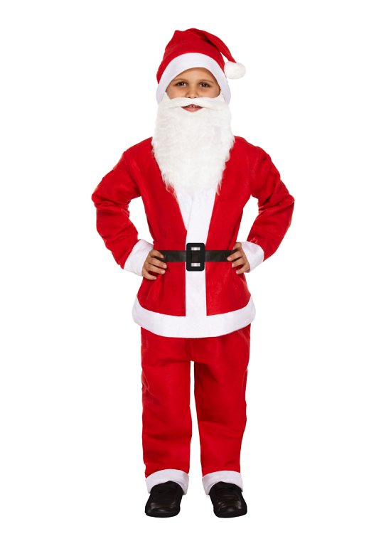 Children's Santa Claus Costume (Small / 4-6 Years) : Henbrandt Ltd