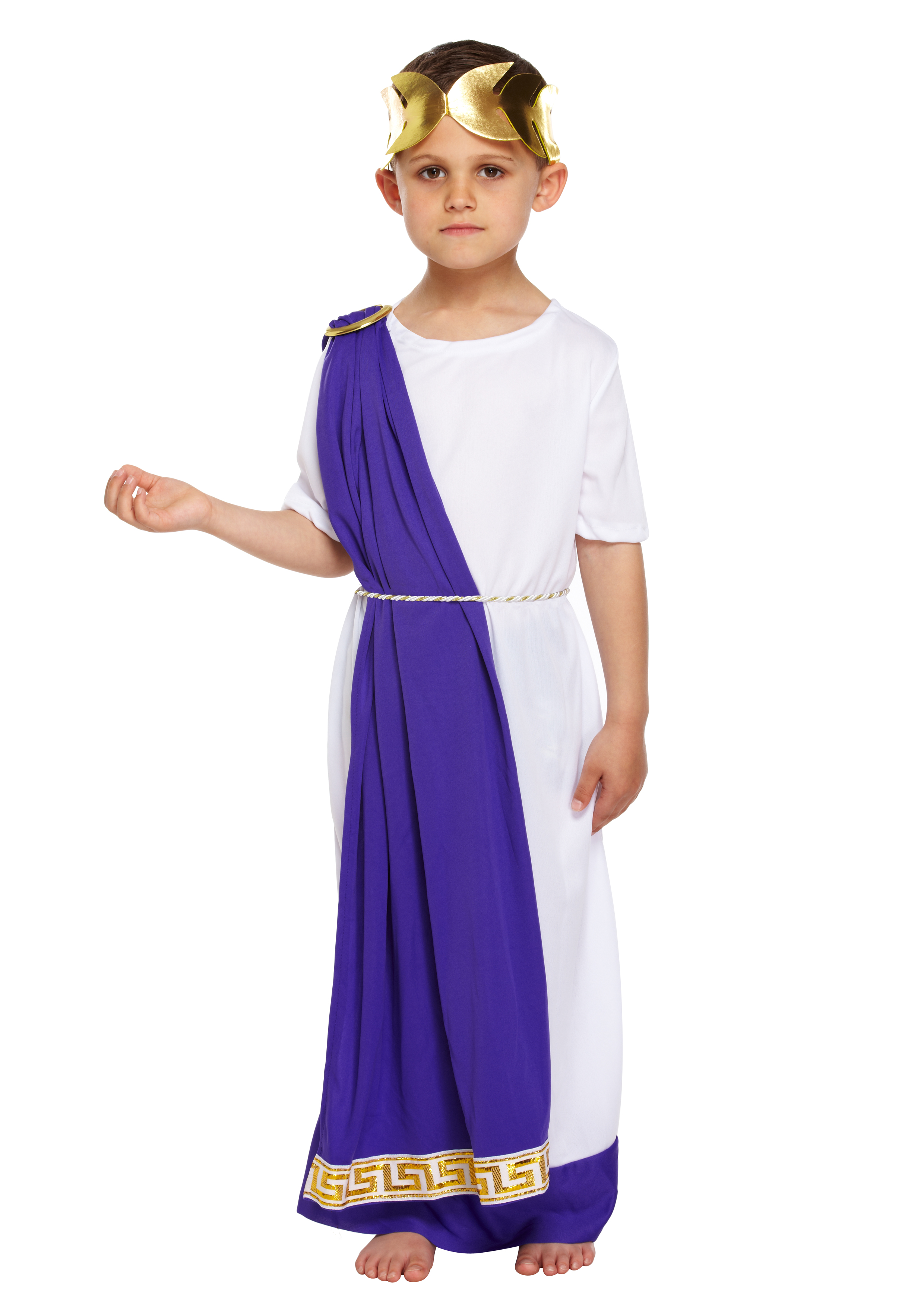 Children's Roman Emperor Costume (Small / 4-6 Years) : Henbrandt Ltd